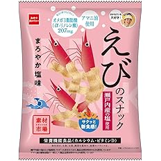 【本日最終日】【スマイルSale】【1,184円（定期便1,066円）】 ベビースター おやつカンパニー 素材市場えびのスナック まろやか塩味 61g×12袋