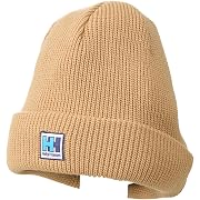 HELLY HANSEN(ヘリーハンセン) ニット帽 プレーンビーニー キッズ サンドベージュ Free Size