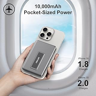 【40%+40%OFF！】SIXTHGU MagSafe対応スタンド付き10,000mAhワイヤレス充電器が1,599円送料無料