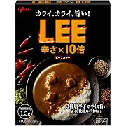 江崎グリコ ビーフカレーLEE 辛さ×10倍 180g×10個