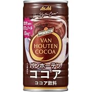 訳あり アサヒ飲料 バンホーテン ココア 185g缶×30本入