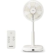【ポイント11%還元】COMFEE’ 扇風機  ACモーター 静音 リモコン付き 5枚羽根 ベージュ