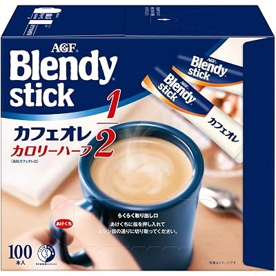 【25%OFF】【対象者限定】AGF ブレンディ スティック カフェオレ カロリーハーフ 100本 送料込1,692円(おトク便3種で1,587円・15.9円/本)