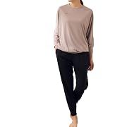 Kappa(カッパ) フィットネスウエアフィットネスウエア 長袖Tシャツ+イージーパンツ レディース BE Lサイズ