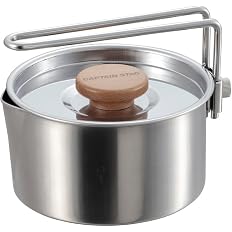 【56%OFF】【1,439円】 キャプテンスタッグ バーベキュー用 ケットル クッカー 730ml