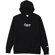 【ポイント53%還元】Champion(チャンピオン) COTTON USA グラフィックロゴプリント フーデッドスウェットシャツ ベーシック メンズ ブラック Lサイズ