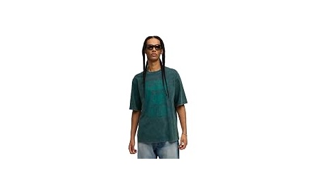 PUMA(プーマ)GRAPHIC PARADISE MINDSET ウォッシュド ボクシー Tシャツ メンズ グリーン テレイン XLサイズ