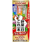 【5%OFF】カゴメ 野菜一日これ一本 トリプルケア 200ml紙パック×24本