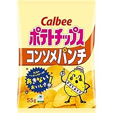 【36%OFF+12%OFF】【1袋あたり95円】【1,513円】 カルビー ポテトチップス コンソメパンチ 55g×16袋