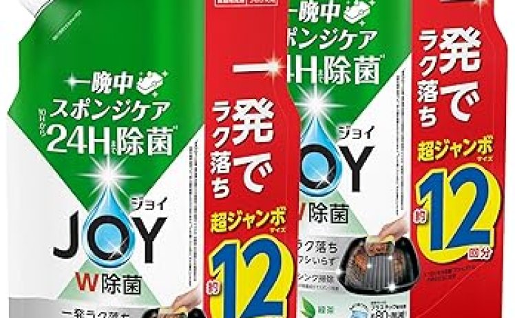 【1,154円】ジョイ W除菌 食器用洗剤 詰替 1550mLｘ2袋