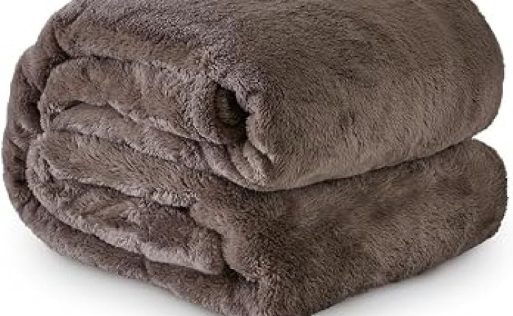 【1,398円】アイリスプラザ 毛足ながい ボリューム毛布 セミダブル 160×200cm カフェブラウン