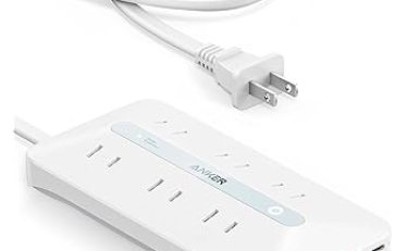 【2,690円ｰ628pt】Anker USB Power Strip USBポート付き 便利タップ