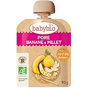ベビービオ オーガニック ベビースムージー 洋なし・バナナ・きび 90g ×14個