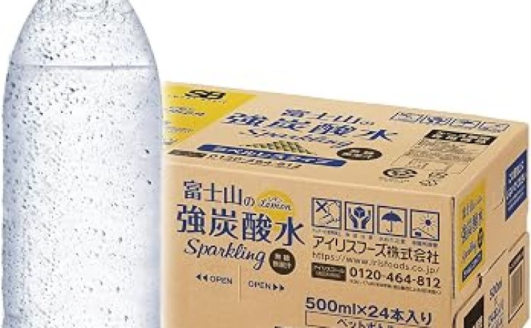 【1,272円～】強炭酸水 レモン ラベルレス 500ｍl ×24本