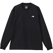【ポイント18%還元】THE NORTH FACE(ザノースフェイス)ロングスリーブフラッシュドライヌプシコットンティー メンズ ブラック Mサイズ