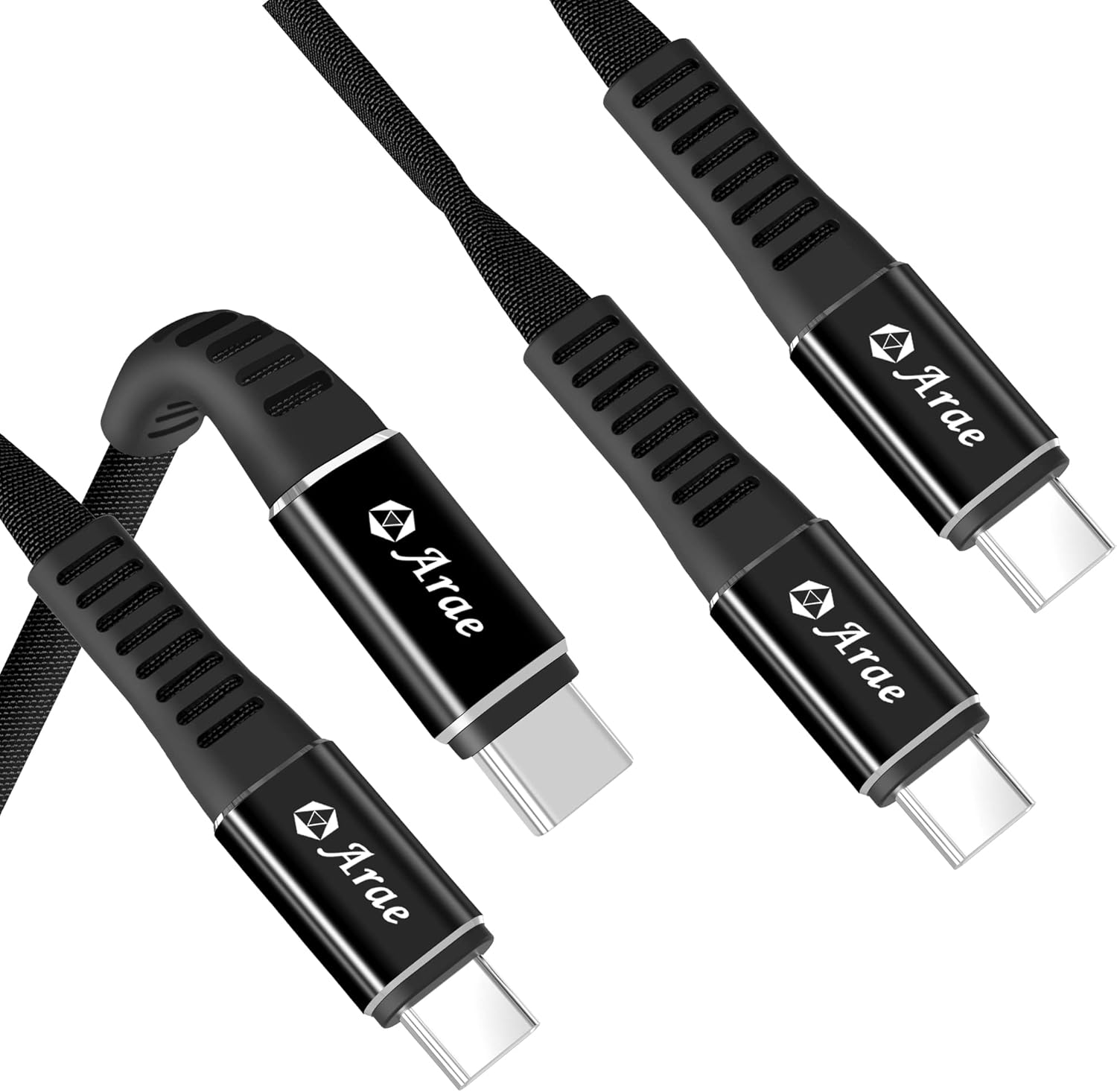 【187円】 Amazon Haul 60W USB C – USB C 高速充電ケーブル 1.8m 2本パック 【送料無料】