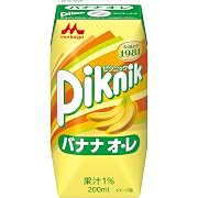 ピクニック バナナオレ 紙パック 200ml 24本