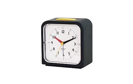 エルコミューン 卓上時計 バウハウス GENE ALARM CLOCK Universal Alarm ブラック