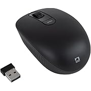 Digio2 無線 静音3ボタン BlueLED ワイヤレスマウス ブラック Z0640