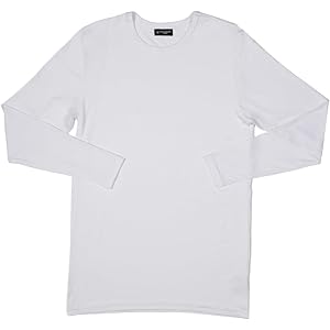 【55%OFF】【585円】 HIROKO KOSHINO レーヨン素材 吸水速乾 長袖丸首シャツ