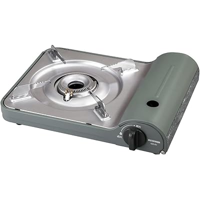 アイリスオーヤマ スリムカセットコンロ IGC-E1-G 税込2,490円 プライム会員送料無料【災害対策・アウトドアにも】