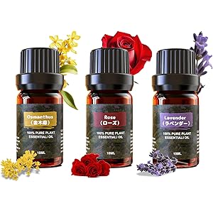 【71%OFF+40%OFF】【708円】 VVEAFAMI 純天然 アロマオイル 10ml×3