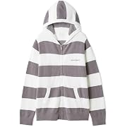 【ポイント44%還元】gelato pique(ジェラート ピケ)スムーズィー2ボーダーパーカ CGRY Free Size