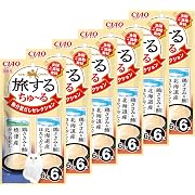 チャオ (CIAO) 旅するちゅ～る 魚介旨だしセレクション 6g×6本 6個セット
