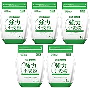 【10%OFF】日清製粉ウェルナ 達人厨房 強力小麦粉 1kg ×5個