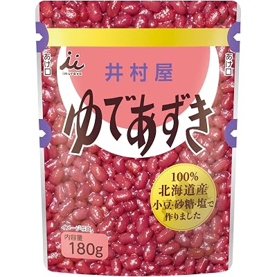 【91%OFF】井村屋 北海道 パウチゆであずき 180g×10個 送料込1,895円(おトク便3種で1,800円・180円/個)