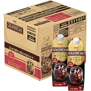 【10%OFF】ゴールドスペシャルアイスコーヒー 甘さひかえめ 紙パック コーヒー 1000ml×12本