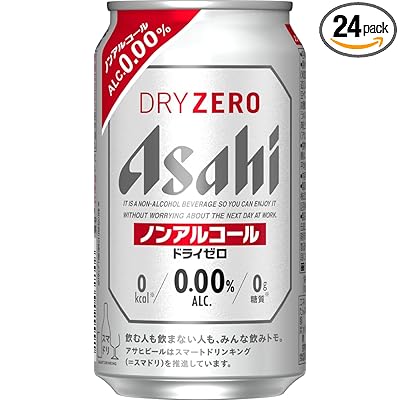 【10%OFF】ノンアルコールビールテイスト飲料 アサヒ ドライゼロ 350ml缶×24本 送料込2,373円(おトク便3種で2,248円・93.7円/本)