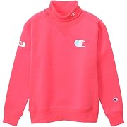【ポイント72%還元】Champion(チャンピオン)テックウィーブ テリータートルネックスウェットシャツ レディース ピンク Sサイズ
