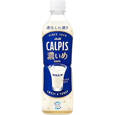 【20%OFF】アサヒ飲料 カルピス CALPIS 濃いめ 490ml×24本 送料込1,885円(78.5円/本)