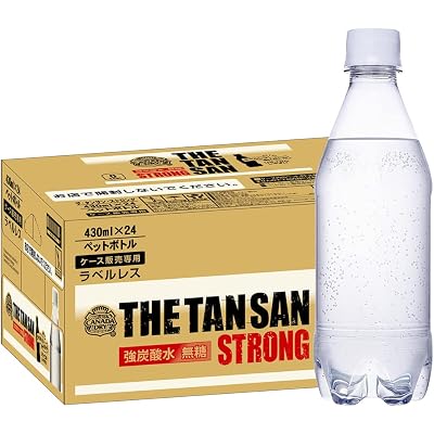【15%OFF】カナダドライ ザ・タンサン ストロング ラベルレス 430ml PET×24本 送料込1,203円(50.1円/本)