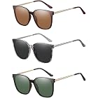 【192円】 Amazon Haul メンズ レディース 偏光サングラス 3点セット 【送料無料】