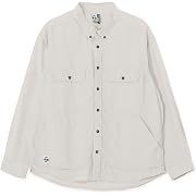【ポイント48%還元】Chums(チャムス) Camp Field L/S Shirt Lt.Gray Lサイズ