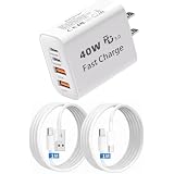 Ladomi USB TypeC+A PD40W 急速充電 GaNIII技術対応モデル ケーブル2本セットが999円