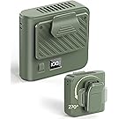 【7%OFF+50%OFF+ポイント10%】【実質1,032円】 HYDOOD USB充電式 1台4役 軽量＆スリム ベルトファン