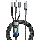【170円】 Amazon Haul 3in1 LEDライト付き 100W 高速充電ケーブル 【送料無料】