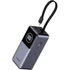 【プライム感謝祭】【40%OFF+20%OFF】【5,591円】 UGREEN Nexode 130W 20000mAh USB-Cケーブル内蔵 PD・PPS急速充電対応 モバイルバッテリー 【送料無料】
