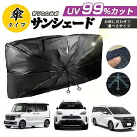 【78%OFF】【本日2倍】【942円】 VIVACIA 車用 傘型 10本骨 サンシェード 【送料無料】