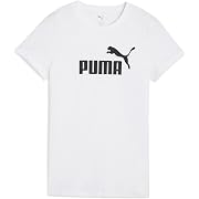 PUMA(プーマ) カジュアルESS NO.1 ロゴ Tシャツ レディース ホワイト Lサイズ