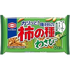 【プライムデー】【47%OFF】【2,164円（定期便1,948円）】 亀田製菓 亀田の柿の種 わさび 6袋詰×12袋