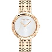 【ポイント77%還元】Calvin Klein(カルバン クライン)腕時計 TWISTED BEZEL 25200322 レディース ローズゴールド