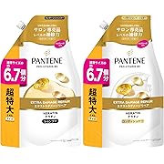 パンテーン エクストラダメージリペア [切れ毛・枝毛補修] ケラチン配合 シャンプー&コンディショナー 詰替大容量 2L+2kg [6.7個分×2]