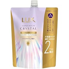 【43%OFF】【625円（定期便562円）】 LUX スーパーリッチクリスタル マルチダメージリペア トリートメント 詰め替え 大容量 600g