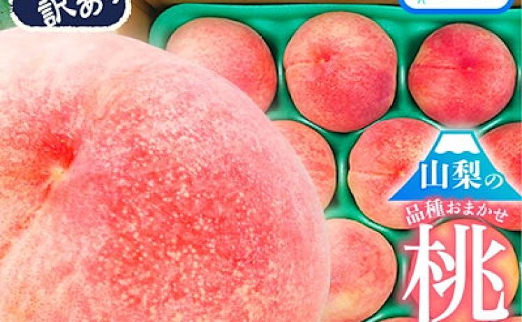 【1,999円】特に訳あり 山梨県産 白桃 10玉 (2.5~3.5kg)