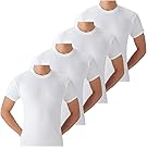 グンゼ やわらか肌着 綿100% 抗菌防臭加工 半袖丸首 インナーシャツ 4枚組