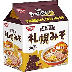 【プライムデー】【40%OFF】【1,459円】 日清のラーメン屋さん 札幌みそ 5食×6パック